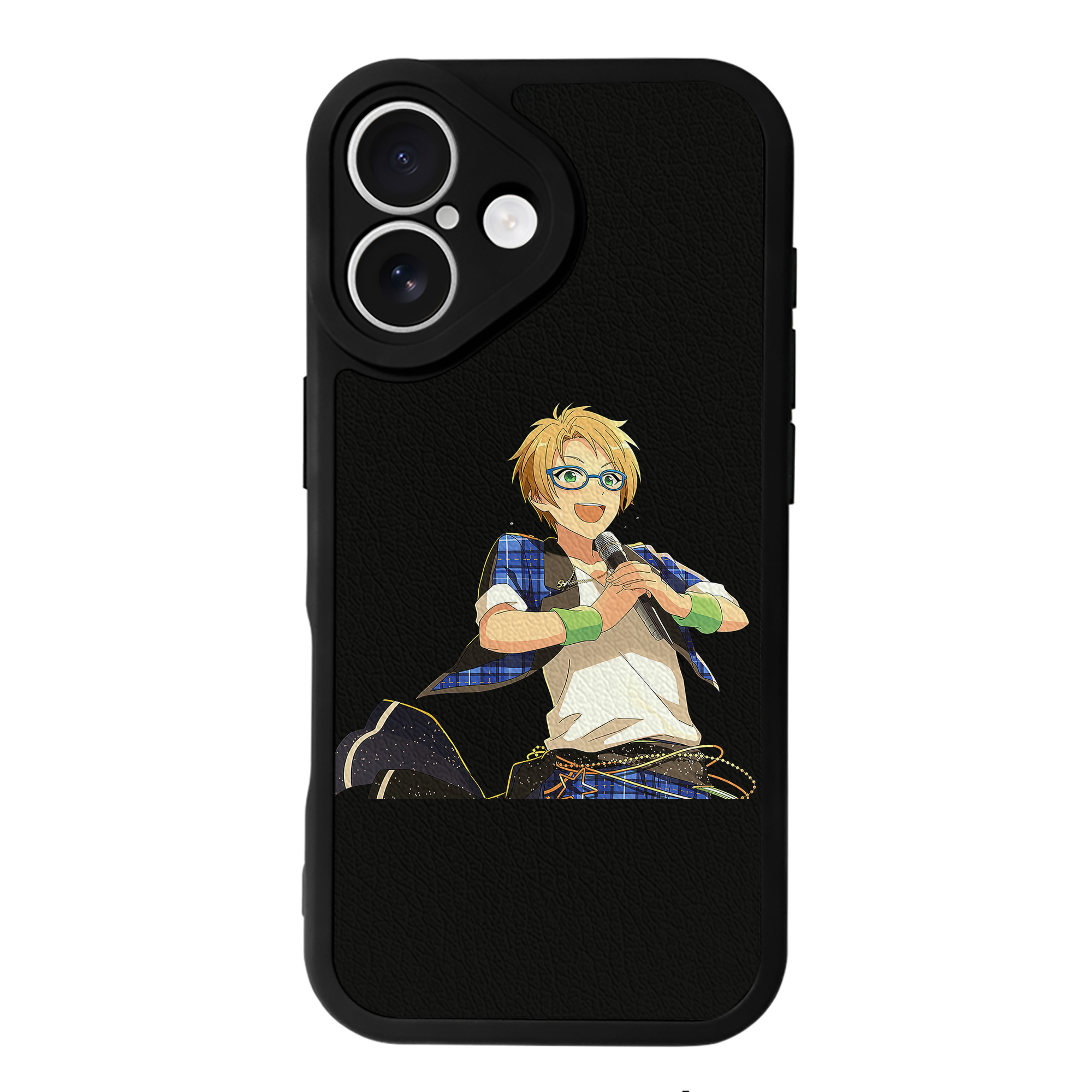 （画像用） あんさんぶるスターズ! Ensemble Stars 【iPhone 16シリーズ対応】シリコンスマホケース（レザー調） 材質：シリコン